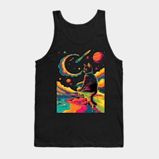 Astral cat astronaut Adventures Tank Top